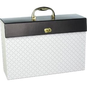 U Brands Fashion Expandable File Folder, Legal Size, 19 Pockets, Marble Print