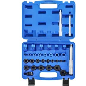 Acymner 33PCS Bearing Press Kit | Bearing Race and Seal Driver Set with Metric SAE Adapters, Bushing Driver Set with 3 Knurled Handles for Seal Installation, Bearing Race and Bushing Drivers