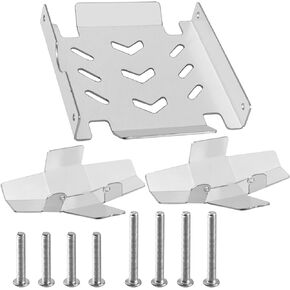 Stainless Steel RC Skid Plate RC Chassis Armor Protector Guard Compatible with Losi LMT 1/8 4WD RC Monster Truck