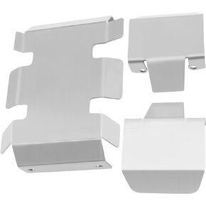 Stainless Steel RC Skid Plate RC Chassis Armor Axle Armor Protector Guard Compatible with MST CFX/CMX 1/10 RC Crawler Car