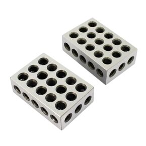 TEXALAN(R) 23 Holes Ultra Precision 1-2-3" Blocks 2pcs/Pair