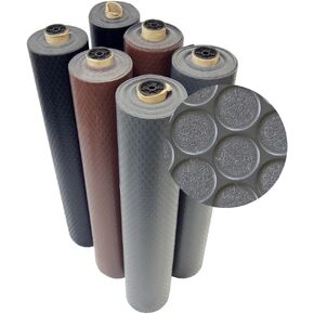 Rubber-Cal Coin-Grip Flooring and Rolling Mat