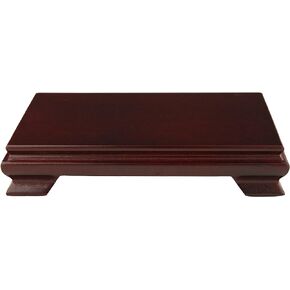 Red Lantern Rosewood Rectangular 7"x5" Display Stand, 7" x 5"