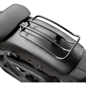 Rear Fender Solo Luggage Rack Exact Fit for Kawasaki Vulcan S VN650 Cafe ABS Parts Accessories 2015-2024, Matte Black Powder Coated Finish