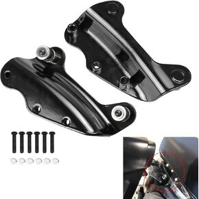 AUFER Black 4-Point Docking Hardware Kit Compatible with for Touring Road King Road Glide Street Glide Electra Glide 2009-2013