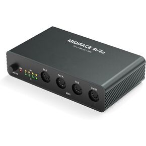 Tittron Professional 4X4 Triple-MIDI Interface Box - MIDI Merge, MIDI-Thru, MIDI-USB