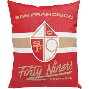 وسادة مزخرفة من Northwest الرسمية NFL San Francisco 49ers Nostalgic Proud، ألوان الفريق، 15 بوصة × 12 بوصة in Saudi Arabia