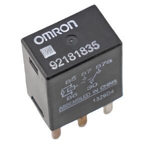 92181835 12VDC 5Pins 1 Form C Quick Connect SPDT Automotive Relay Compatible with 15480091 12077866 G8V-RH-1C7T-R-DC12 with Resistor