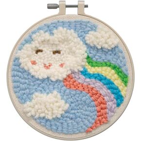 مجموعة إبر رينبو بانش من شركة Design Works Crafts Inc، باللون الأبيض in Kuwait