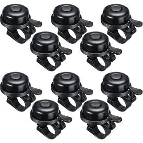 Datanly 20 Pieces Bike Bell Aluminum Loud Crisp Bicycle Bell Clear Sound Mountain Bike Accessories Easy Installation for Girls Boys Adults Kids, Black in Kuwait