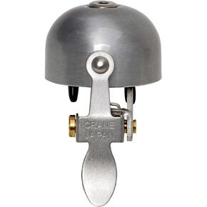 Crane Bike Bell E-Ne Bicycle Bell, Made in Japan for Road Bikes or Mountain Bikes, Fits All Handle Bar Sizes & Types