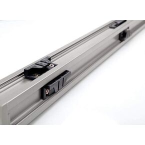 GOF 4ft / 48" H L-Post, Office Partition Connectors: L-Post, T-Post, X-Post, Wall Mount Intended to use Full Fabric or Partial Glass Series, Connector only