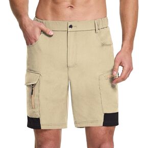 شورت Acubozzntb للرجال للمشي لمسافات طويلة، شورت كاجوال سريع الجفاف مع جيوب متعددة للرجال، الركض، التسلق، صيد الأسماك، المشي in Kuwait
