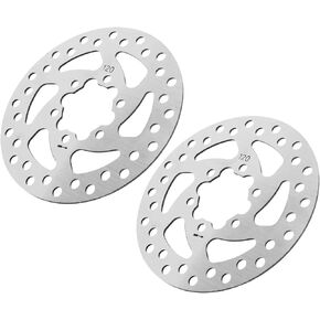 Bike Disc Brake Rotor,120mm Bike Disc Brake Rotors Mountain Bike Replacement Disc Brake Set with Screws for Mountain Bike