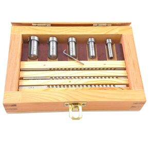 HHIP 2006-0056 30 Piece Keyway Broach Set, 1/8-3/16-1/4-5/16-3/8 Inch