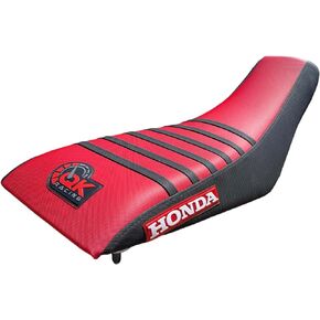 QK RACING Seat Cover - Compatible Fit for Honda 1999-2014 TRX400X TRX 400X TRX 400 X Quad (Red/Black Side)