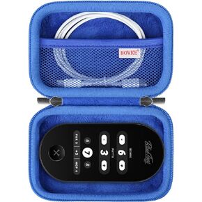 BOVKE Carrying Case Compatible with Blue Tees Golf Ringer - Magnetic Golf GPS Handheld Golf Distance Range Finder, Mesh Pocket for Charging Cable, Black
