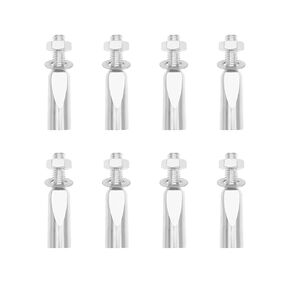 ECSiNG 8Pcs Bike Cotter Pins 9x42mm Bicycle Pins Foot Bearing Wedges Crank Wrench Cycling Accessories Crank Chainwheel for Bicycle Moped