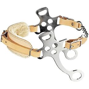 Western CP Fleece Lined Hackamore with Curb Strap