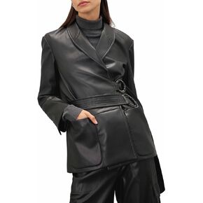 Eudon Choi Collective Women's Belted Leather Jacket
