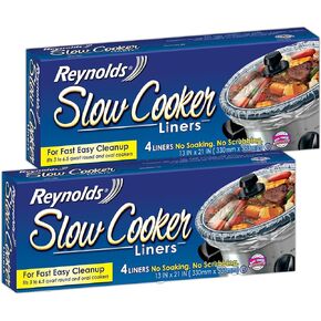 Reynolds Slow Cooker Liners 2 Pack (8 Liners Total)