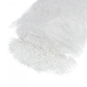 uxcell Chopped Fiberglass Strands 3mm Length Anti-Cracking Glass Fibers for Cement Mix for Building Walls Garden Floor 1LB