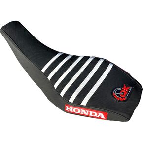 QK RACING Seat Cover - Compatible Fit for Honda 2008-2018 TRX400EX TRX 400EX TRX 400 EX Quad (Red/Black)