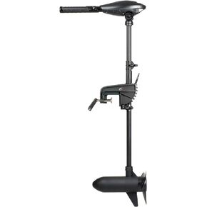 AQUOS Haswing Black 12V 55LBS 26inch Shaft Remote Trolling Motor Freshwater and Saltwater Use Fishing Boat Kayak