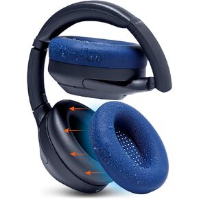WC SweatZ XM4 - أغطية وسائد الأذن الواقية لجهاز Sony WH1000XM4 من WC | أغطية أذن سيليكون لسماعات سوني WH-1000XM4 | مقاوم للعرق وقابل للغسل بسهولة | أسود