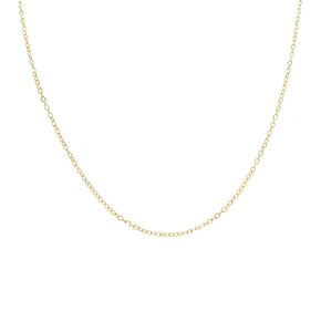 Gold Chain Necklace - Premium Quality 22k Gold Plated - Chain Necklace for Women or Men - Elegantia Jewelry (45.00, Anchor)