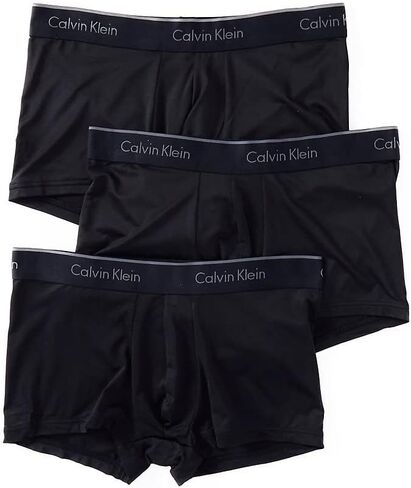 Calvin Klein mens Stretch Microfiber Multipack Low Rise Trunks in Saudi Arabia