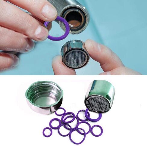 Sodcay 270 PCS Car O-Ring Rubber Ring Kit, 18 Sizes Air Conditioning Compressor Seals, Car A/C Wear-Resistant O Ring Seal Fixings Assortment Set, Universal Accessories for Most Cars Trucks (Purple) in Saudi Arabia