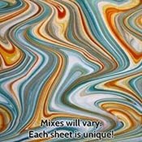 مجموعة منصهرات أوشن سايد احتياطية متنوعة 10.16 سم × 10.16 سم COE96 زجاج 6 عبوات in Kuwait