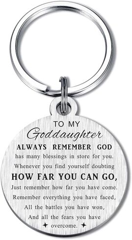 هدايا تنويه للابنة الروحية - ميدالية مفاتيح الابنة الروحية - هدايا التخرج لأعياد الميلاد والتعميد من الأب الروحي in Kuwait