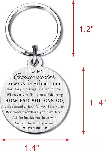 هدايا تنويه للابنة الروحية - ميدالية مفاتيح الابنة الروحية - هدايا التخرج لأعياد الميلاد والتعميد من الأب الروحي in Kuwait