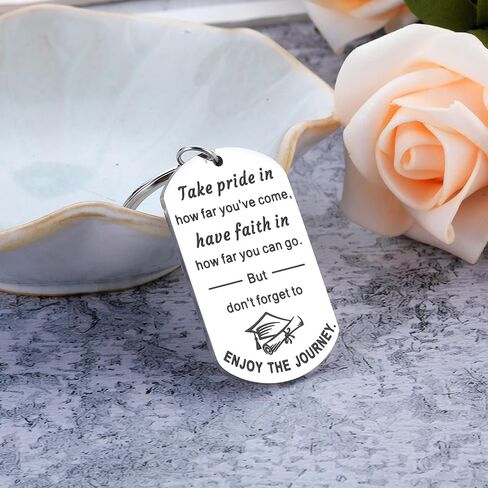 Graduation Gifts Class of 2024 for Her Him Women Men Christmas for Girls Boys Daughter College University High Senior Middle School Graduation Gift Keychain Birthday Goodbye Gifts for Friends Student in Saudi Arabia