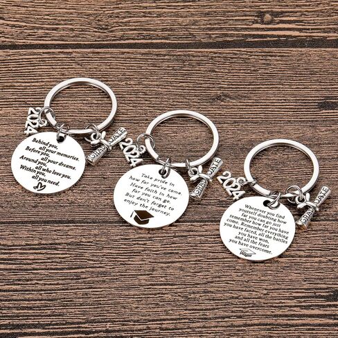 12 Pcs Graduation Gifts for Him Her Bulk Gifts Keychains Class of 2024 Graduation Gifts Senior 2024 for High School Seniors College Middle School Graduation Gifts Graduation Party Favors Students Gift in Saudi Arabia