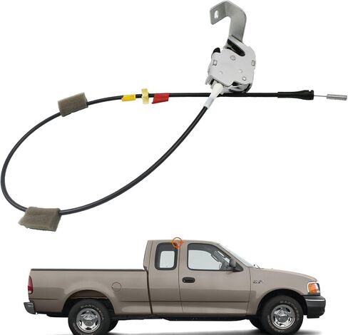 TQPONLY Right Rear Door Latch,Compatible with 1997-2004 Ford F250 F150 Extended Cab Upper Passenger Side Replaces 6L3Z-18264A26-A 18264a26-A in Saudi Arabia