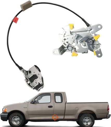 TQPONLY Right Rear Door Latch,Compatible with 1997-2004 Ford F250 F150 Extended Cab Upper Passenger Side Replaces 6L3Z-18264A26-A 18264a26-A in Saudi Arabia