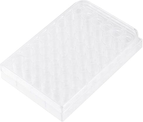 TEHAUX 48 Well Disposable Serving Tray Pill Filler Tray for Capsules for Lab Equipment Well Cap Tray Tissue Culture Plate Tissue Culture Kit Tool Tray Tools in Saudi Arabia