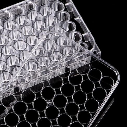 TEHAUX 48 Well Disposable Serving Tray Pill Filler Tray for Capsules for Lab Equipment Well Cap Tray Tissue Culture Plate Tissue Culture Kit Tool Tray Tools in Saudi Arabia