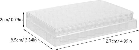 TEHAUX 48 Well Disposable Serving Tray Pill Filler Tray for Capsules for Lab Equipment Well Cap Tray Tissue Culture Plate Tissue Culture Kit Tool Tray Tools in Saudi Arabia