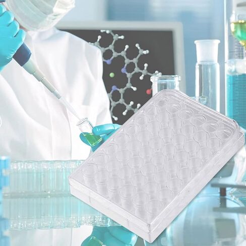 TEHAUX 48 Well Disposable Serving Tray Pill Filler Tray for Capsules for Lab Equipment Well Cap Tray Tissue Culture Plate Tissue Culture Kit Tool Tray Tools in Saudi Arabia