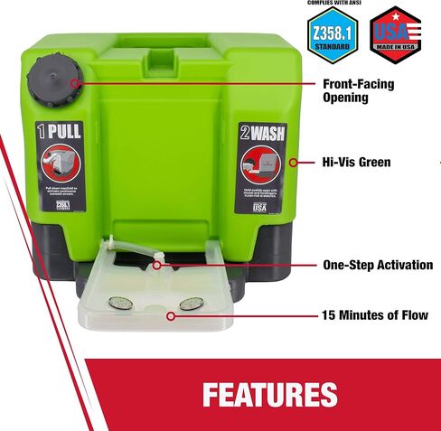 12 Gallon Emergency Eyewash Tank in Saudi Arabia