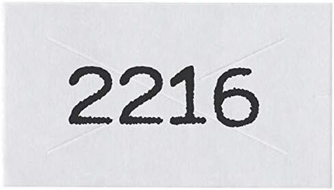 Compatible Labels for Garvey 2216-22mm x 16mm - White - Pack with 9 Rolls - 9,000 Labels - Labels for Us in Saudi Arabia