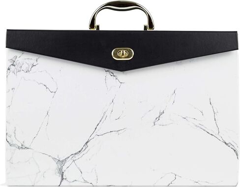 U Brands Fashion Expandable File Folder, Legal Size, 19 Pockets, Marble Print in Saudi Arabia