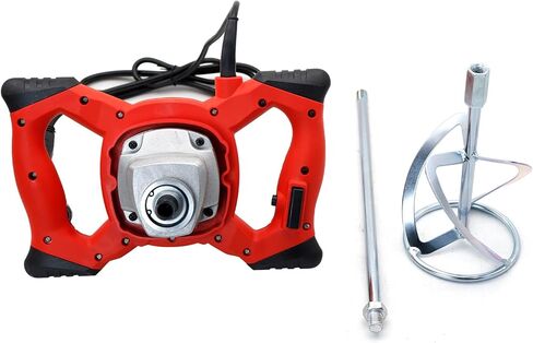 خلاط اسمنت VICSEC 2100 واط خلاط خرسانة كهربائي خلاط طلاء لاسلكي للحفر مع 6 سرعات، خلاط طين محمول 110 فولت لخلط الطين والأسمنت والملاط والطلاء والأعلاف in Kuwait