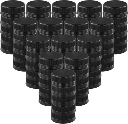 yeesport 100 PCS Caps for Empty Juice Bottles, 38mm Tamper Seal Lids, Plastic Bottle Caps Container Lids Bottle Caps for Crafts DIY,4, 8,12, 16, and 32 oz Container in Saudi Arabia