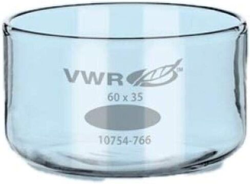 طبق بلوري VWR 10754-778، سعة 1200 مل، قطر 150 مم، ارتفاع 75 مم (عبوة من 4 قطع) in Kuwait