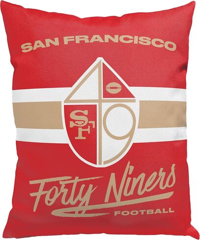 وسادة مزخرفة من Northwest الرسمية NFL San Francisco 49ers Nostalgic Proud، ألوان الفريق، 15 بوصة × 12 بوصة in Saudi Arabia